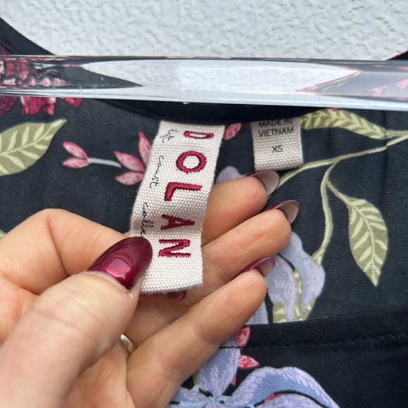 Anthropologie Dolan Top XS Babydoll Floral Blouse Colorful Whimsygoth Fairy - Picture 4 of 12